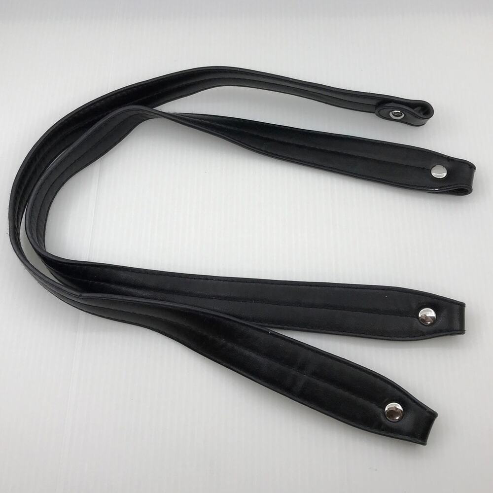 Miche Flat Black Replacement Handles Straps Set Padded Faux Leather 23.5”